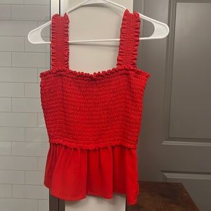 Peplum tanktop